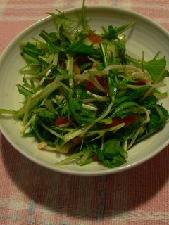 しゃきしゃき水菜のサラダ-レシピのメイン写真