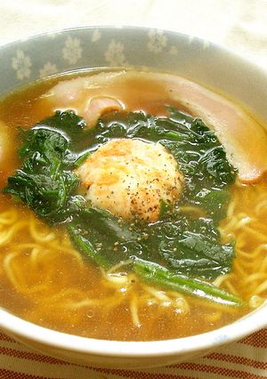 マルちゃん正麺で「洋風道産子醤油麺」-レシピのメイン写真