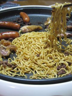 おうち焼肉の〆は、焼きラーメン♪-レシピのメイン写真