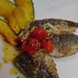 あじ(いわし)とプチトマトの簡単イタリアン~