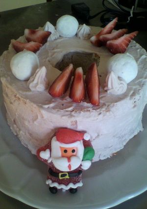 クリスマスケーキ-レシピのメイン写真