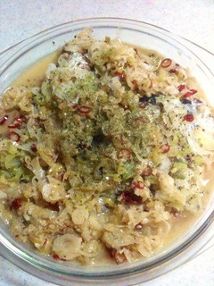 いわしとねぎのピリ辛白ワイン蒸し焼き-レシピのメイン写真