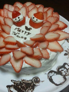飾り付け簡単可愛いショートケーキ★-レシピのメイン写真