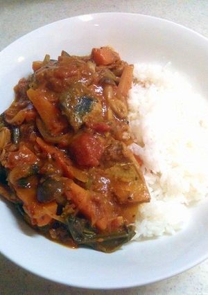 ハーブでさばカレー-レシピのメイン写真