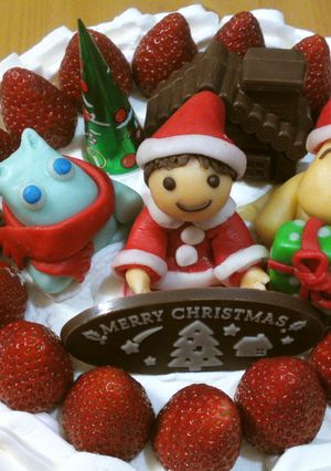 ムーミンのクリスマスケーキ-レシピのメイン写真