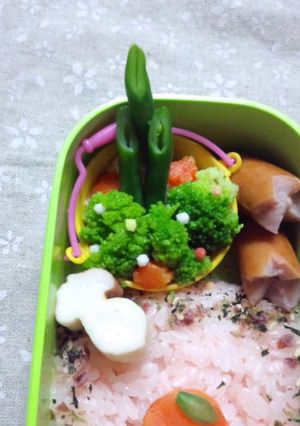 お正月なお弁当に☆ポテサラ角松-レシピのメイン写真