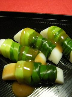 かまぼこをおしゃれに❤万能ねぎくるくる❤-レシピのメイン写真