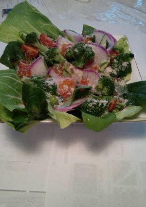 新鮮野菜の海鮮サラダ-レシピのメイン写真
