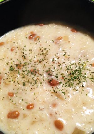【おなかに優しい】納豆のリゾット-レシピのメイン写真