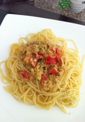 ツナカレースパゲッティ-レシピのメイン写真