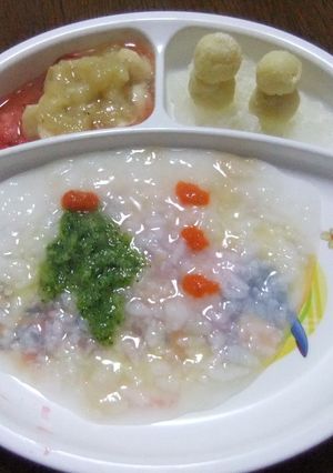 離乳食初期　クリスマスプレート-レシピのメイン写真