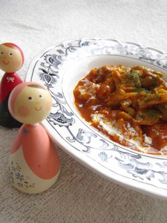 辛っ!鶏肉のトマト煮込み-レシピのメイン写真