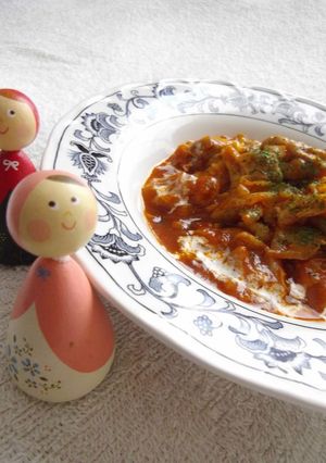 辛っ！鶏肉のトマト煮込み-レシピのメイン写真