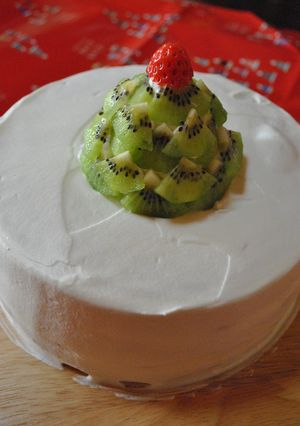 キウイのツリー（ケーキデコレーション）-レシピのメイン写真