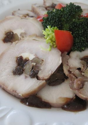 簡単☆ムネ肉のレーズン胡桃巻き-レシピのメイン写真