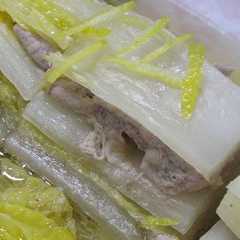 รูปของ 白菜の薄切り肉はさみ