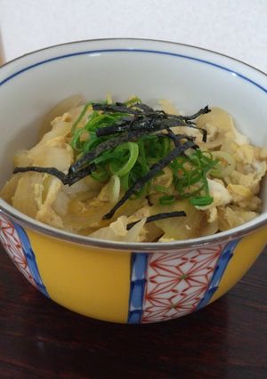 簡単☆節約☆揚げ玉卵丼-レシピのメイン写真