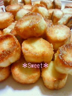 簡単おやつキャラメルお麩ラスク♪-レシピのメイン写真