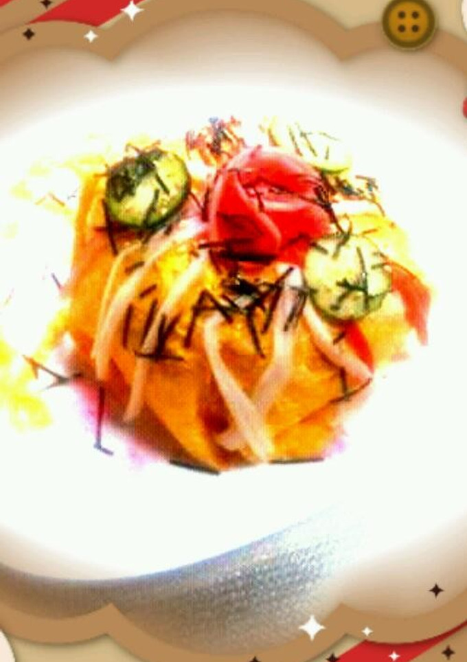 お誕生日おめでとう♬ケーキちらし寿司-レシピのメイン写真