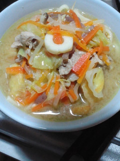 具だくさんのあったか味噌うどん☆-レシピのメイン写真
