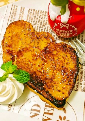キャラメリゼでカリふわフレンチトースト-レシピのメイン写真