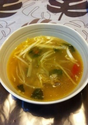 丸鶏の骨で絶品鶏スープ-レシピのメイン写真