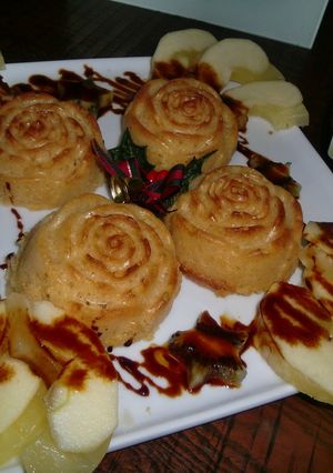 ミキバイオｃ＆ミキプルーン★薔薇ケーキ-レシピのメイン写真