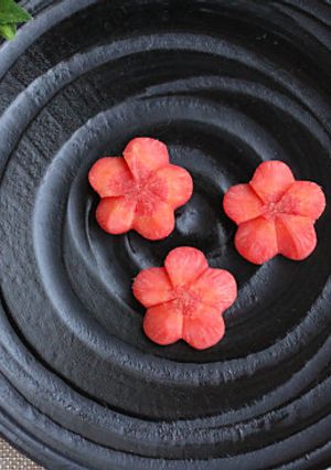 おせちに♪簡単！にんじんの飾り切り★-レシピのメイン写真
