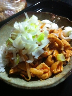 激安レシピ!鶏皮ピリ辛ポン酢!-レシピのメイン写真