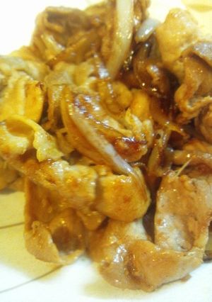ショウガ焼き（お弁当向き）-レシピのメイン写真