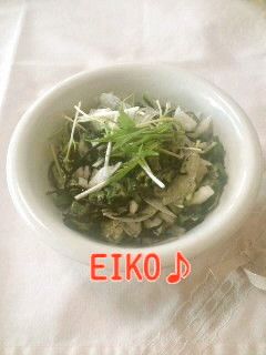 芽ひじきと山芋のサラダ☆彡-レシピのメイン写真
