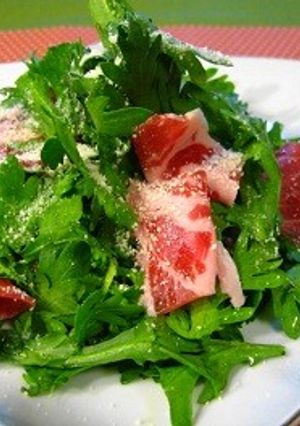 春菊のもみの木サラダ-レシピのメイン写真