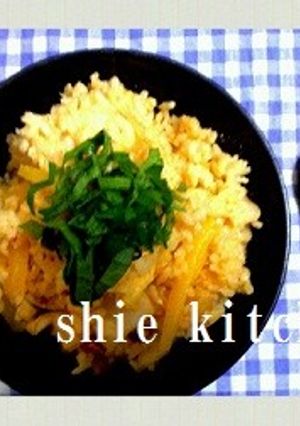 マヨでコクうま☆たくキムチャーハン-レシピのメイン写真