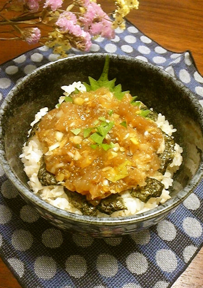 長ねぎたっぷり！味わいのねぎとろ-レシピのメイン写真