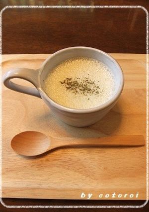 クリームチーズとネギのほわほわスープ-レシピのメイン写真