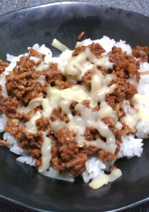 煮込みハンバーグ風ごはん丼-レシピのメイン写真