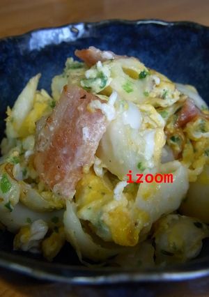 百合根のベーコン卵とじバター風味-レシピのメイン写真