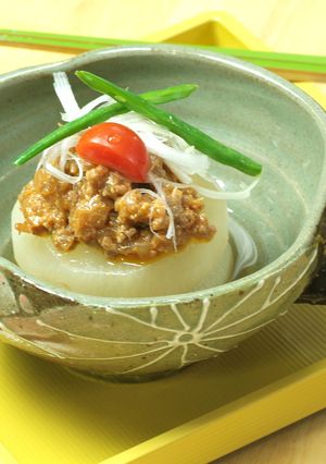 ジャージャー肉みそのふろふき大根-レシピのメイン写真