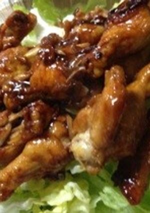 鳥手羽にんにく醤油-レシピのメイン写真