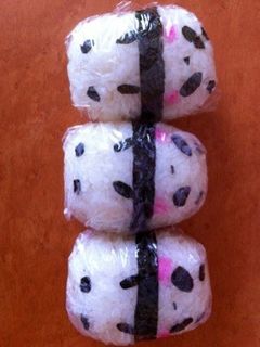 *キャラ弁 *パンダおにぎり**-レシピのメイン写真
