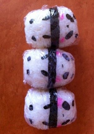 *キャラ弁 *パンダおにぎり**-レシピのメイン写真