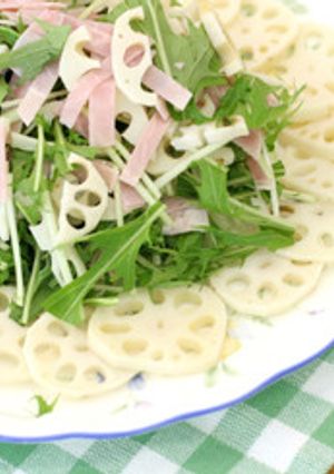 シャキシャキれんこんサラダ-レシピのメイン写真