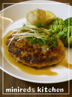 和風ポークハンバーグ-レシピのメイン写真