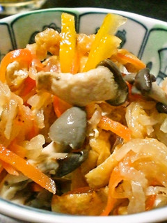 干し椎茸・蓮根入り焼き紅白なます-レシピのメイン写真