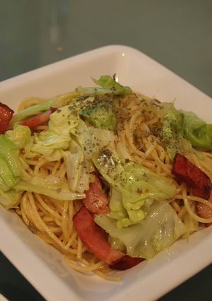 ベーコンとキャベツのパスタ-レシピのメイン写真