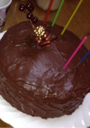 ビターで甘い絶品チョコケーキ！-レシピのメイン写真