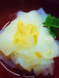 ゆずジャムで作る簡単大根なます おせちに-レシピのメイン写真