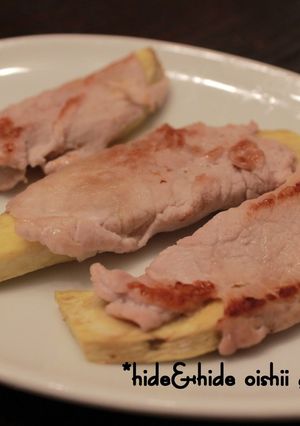 離乳食＊後期＊さつま芋と豚肉のスティック-レシピのメイン写真