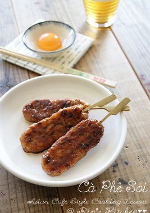 れんこん豆腐つくね串-レシピのメイン写真