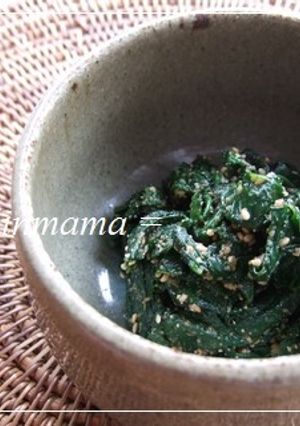 誰でも出来る☆ほうれん草の胡麻和え-レシピのメイン写真